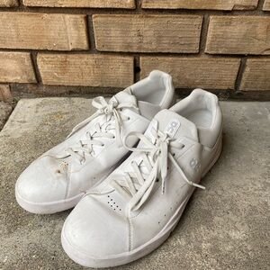 On Cloud Roger’s Men's White Casual Skating Sneakers Size 13